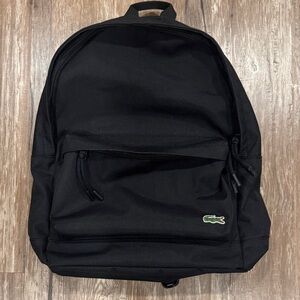 Lacoste Black Backpack